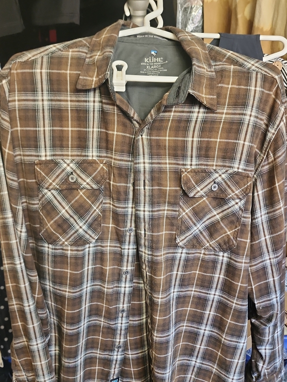 Kuhl Mens Flannel Xl